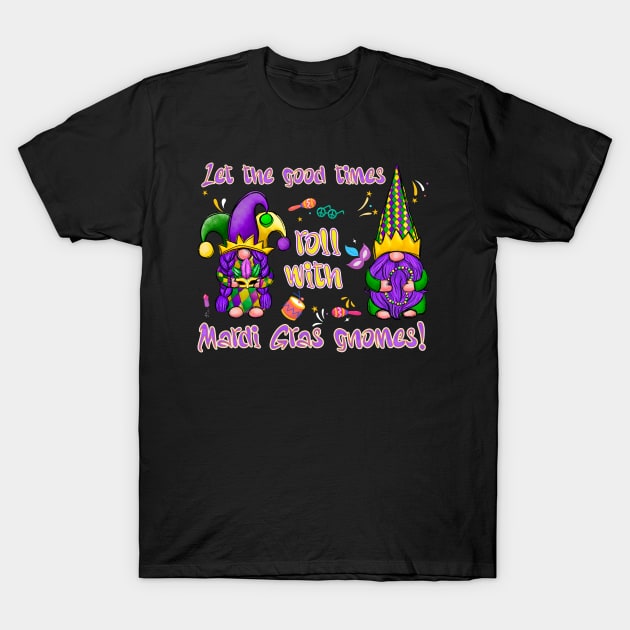 Mardi Gras Gnomes T-Shirt by AssoDesign